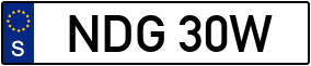 Truck License Plate